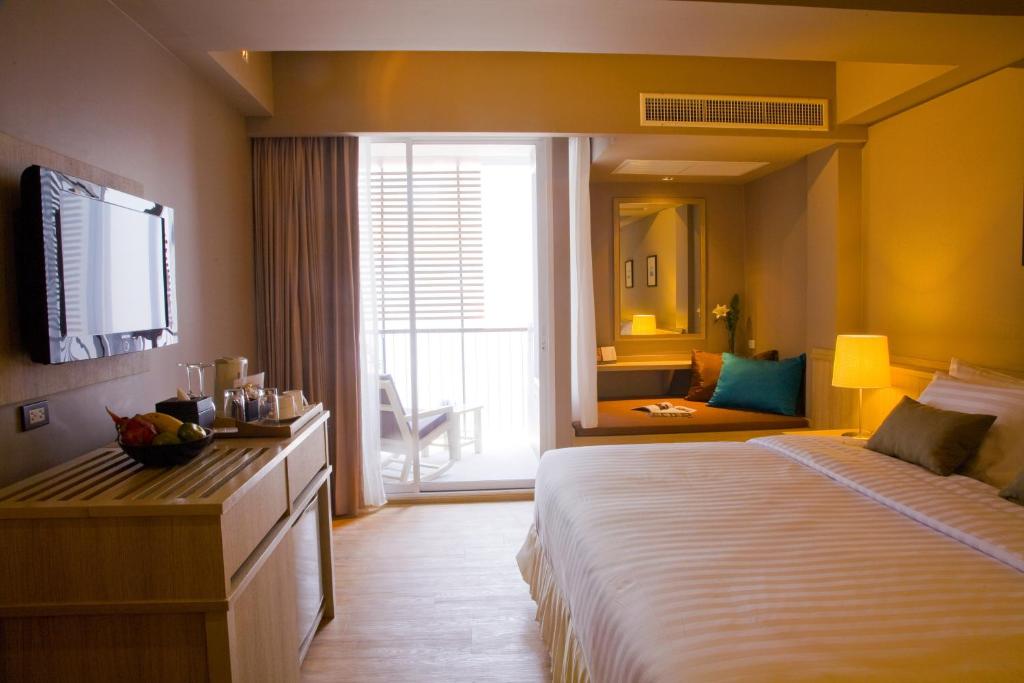 Двухместный (Двухместный номер Делюкс с 1 кроватью или 2 отдельными кроватями) отеля AYA Boutique Hotel Pattaya, Паттайя