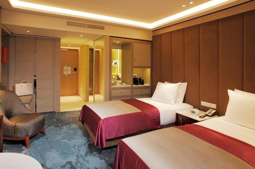 Двухместный (Fáng 27 - Двухместный номер с 2 отдельными кроватями) отеля Tangla Hotel Brussels, Брюссель