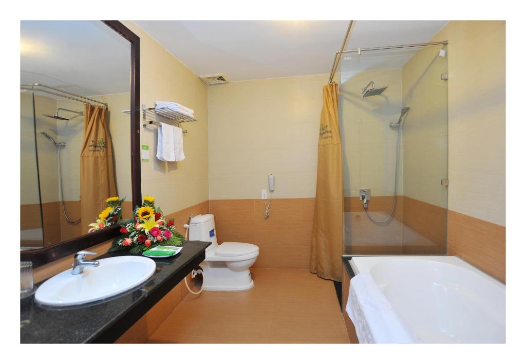 Двухместный (Двухместный номер Делюкс с 1 кроватью или 2 отдельными кроватями) отеля Bamboo Green Hotel, Дананг