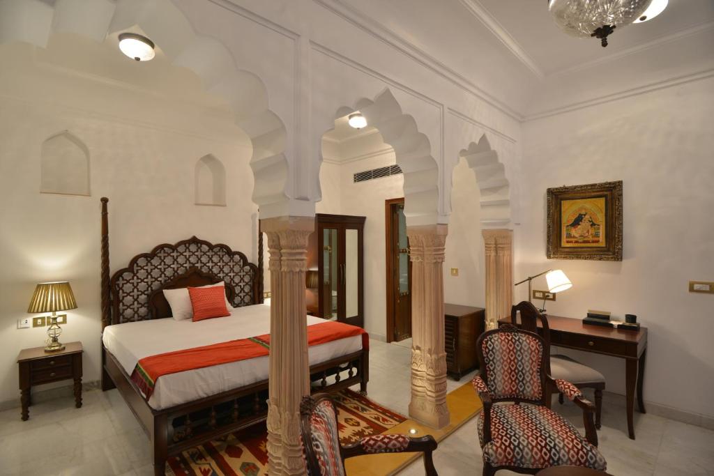 Двухместный (Номер Diwan-E-Khas), WelcomHeritage Haveli Dharampura