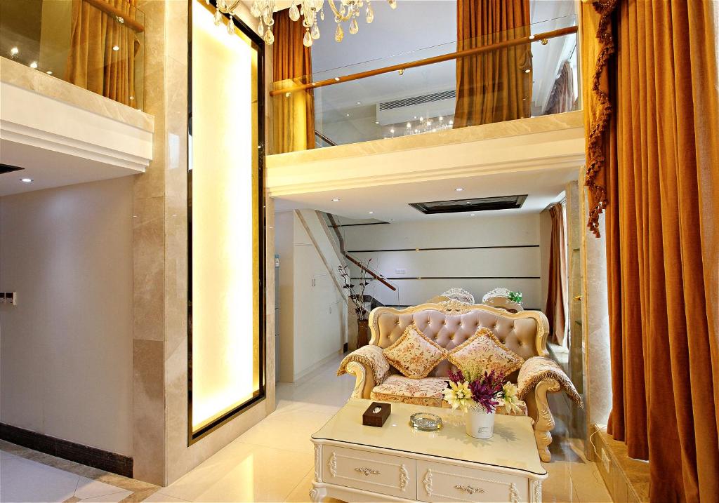 Сьюит (Двухместный двухуровневый люкс с 2 отдельными кроватями) апартамента Guangzhou Ba Dun Hotel - Beijing Road, Гуанчжоу