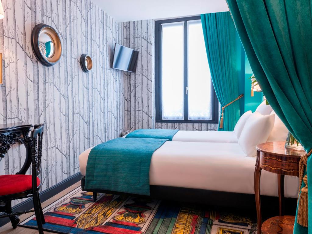 Двухместный (Классический двухместный номер с 2 отдельными кроватями) отеля Hotel Sacha by Happyculture, Париж
