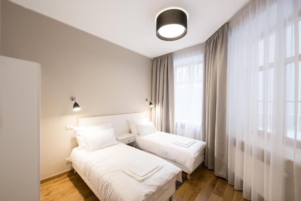 Апартаменты (Апартаменты с 1 спальней и ванной), Riga Lux Apartments - Skolas