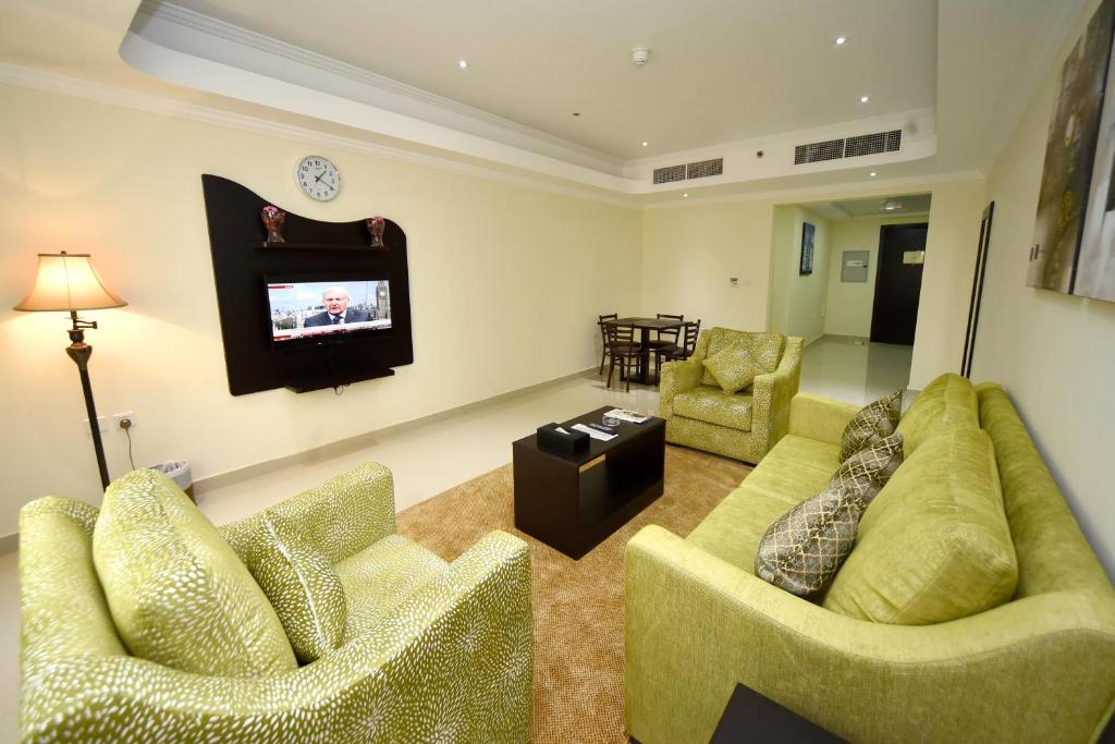 Сьюит (Люкс с 2 спальнями (для 4 взрослых)), Апарт-отель Alain Hotel Apartments Ajman