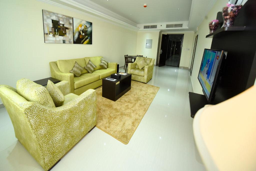 Сьюит (Четырехместный суперлюкс), Апарт-отель Alain Hotel Apartments Ajman