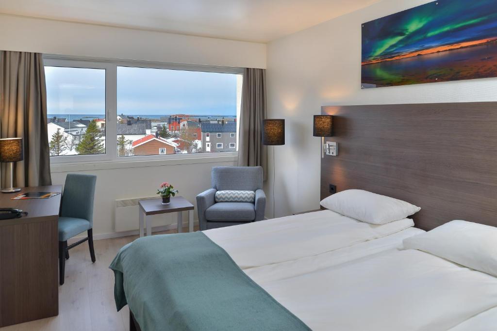 Двухместный (Двухместный номер с 2 отдельными кроватями) отеля Andrikken Hotel, Анденес