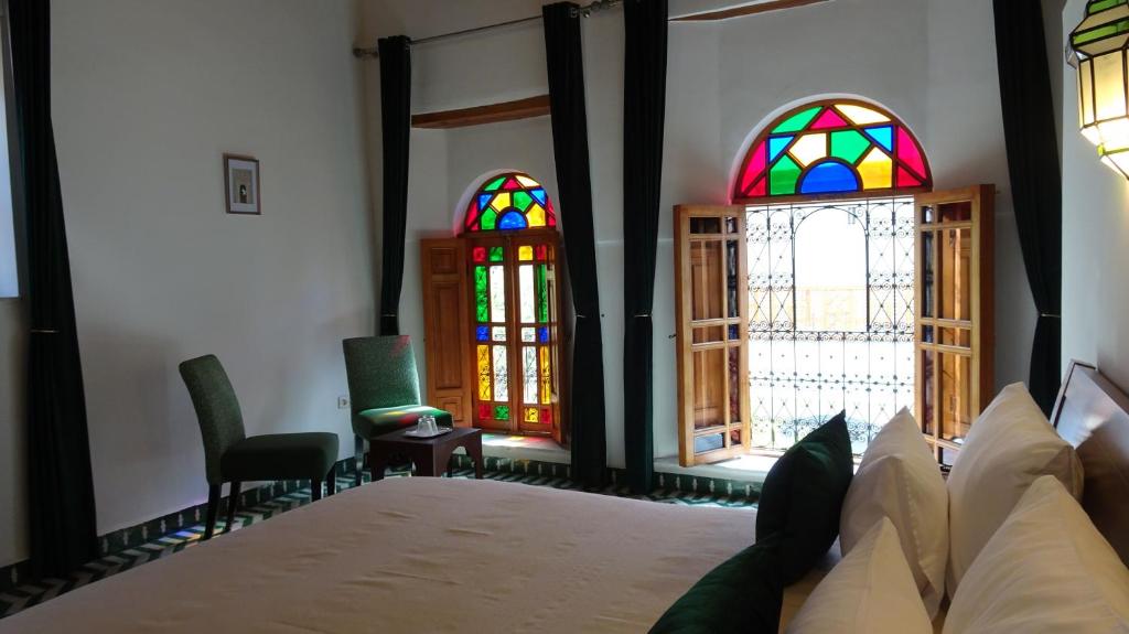 Сьюит (Люкс с кроватью размера «queen-size» и видом на бассейн), Riad Sabah