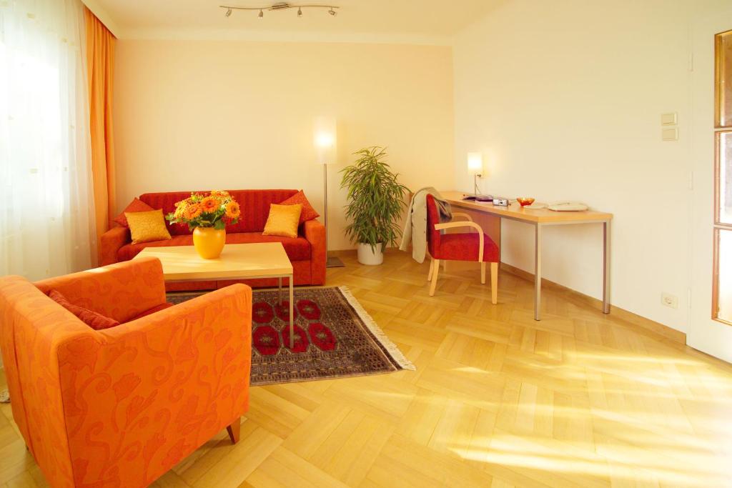 Апартаменты (Просторные апартаменты с 1 спальней) отеля Strandhotel Alte Donau, Вена