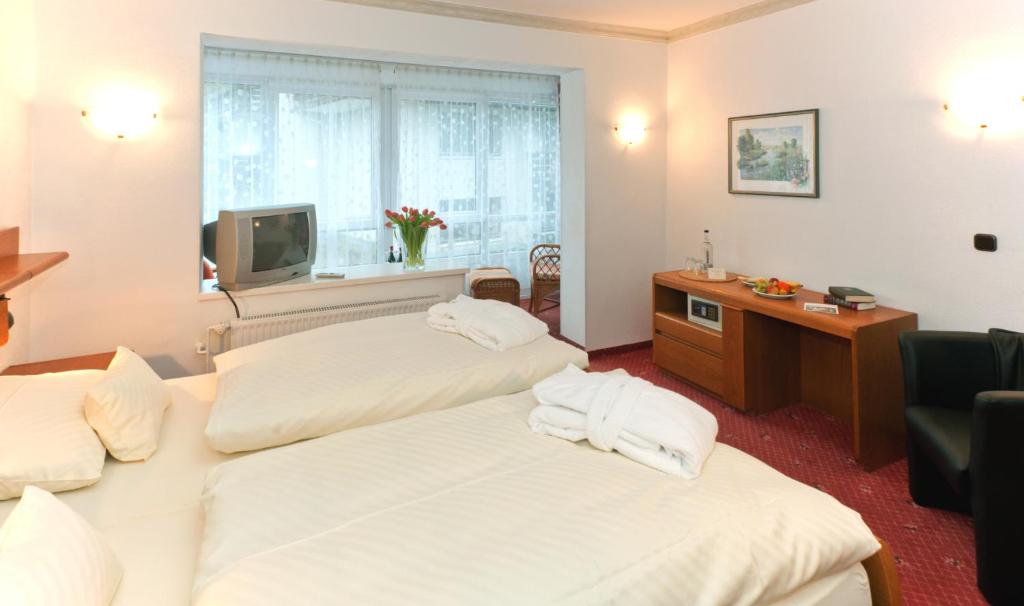 Двухместный (Двухместный номер «Комфорт» с 1 кроватью), Kur- und Gesundheitshotel Zum Goldenen Hirsch