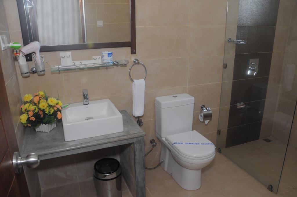 Двухместный (Двухместный номер Делюкс с 1 кроватью и видом на море) отеля White VIlla Resort, Ахунгалла