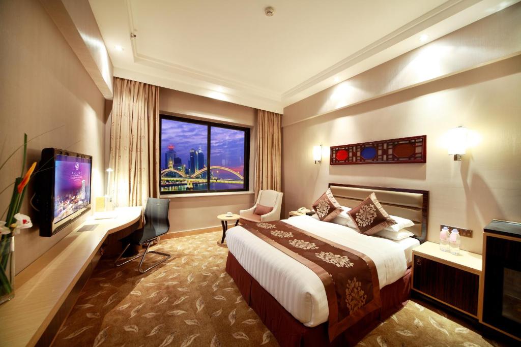 Двухместный (Landmark River View Room) отеля Hotel Landmark Canton, Гуанчжоу