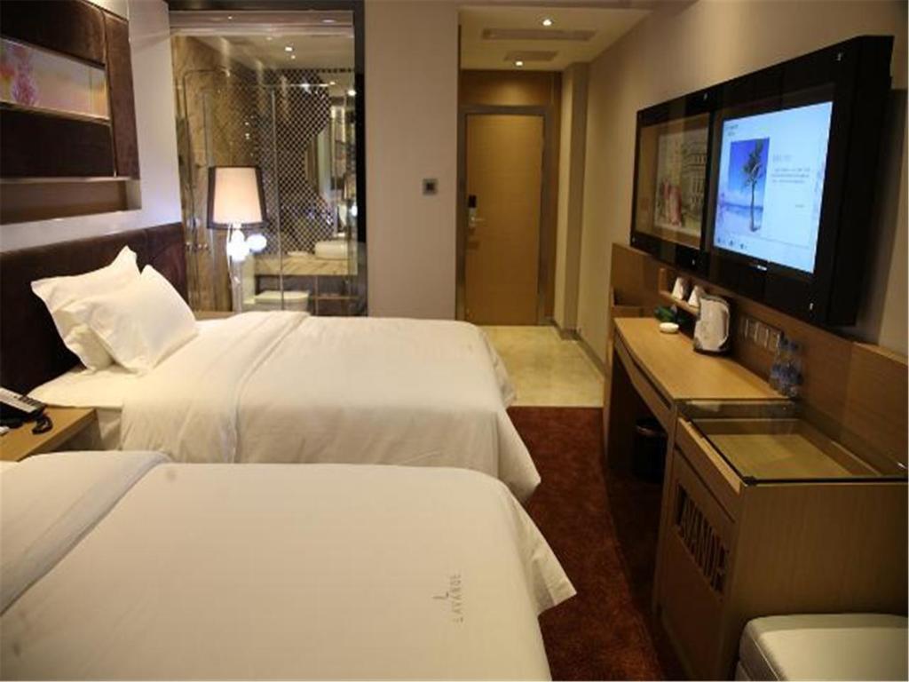 Двухместный (Двухместный номер бизнес-класса с 2 отдельными кроватями) отеля Lavande Hotel Guangzhou Tianhe Zhengjia Plaza, Гуанчжоу