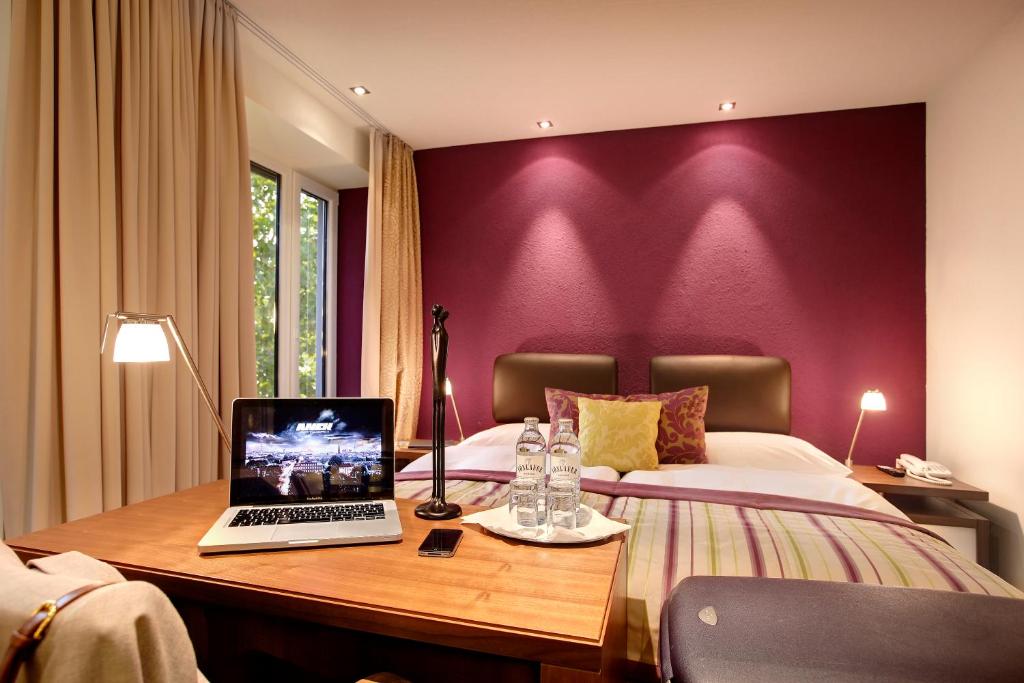Двухместный (Улучшенный двухместный номер с 1 кроватью) отеля Strandhotel Alte Donau, Вена