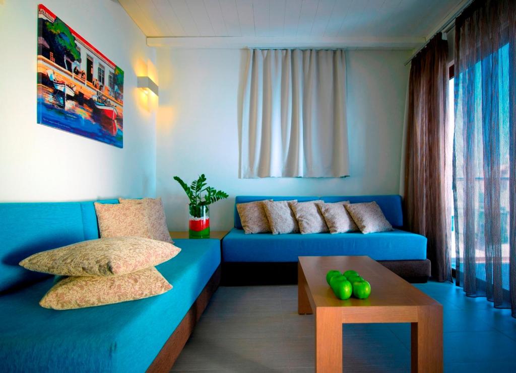 Сьюит (Люкс с 2 спальнями) апарт-отеля Minos Village, Агия-Марина-Неа-Кидон