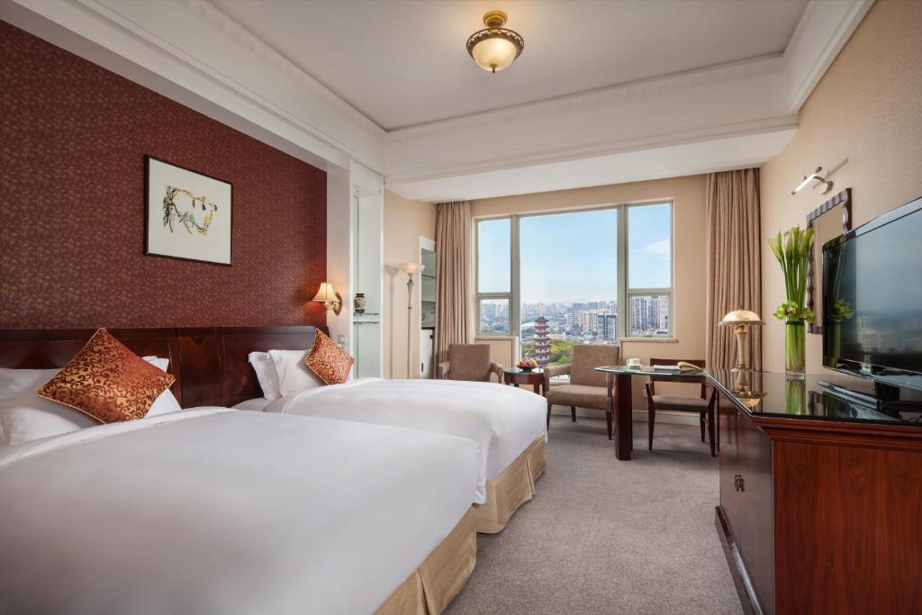 Двухместный (Представительский двухместный номер с 2 отдельными кроватями) отеля Overseas Chinese Hotel Wenzhou, Вэньчжоу