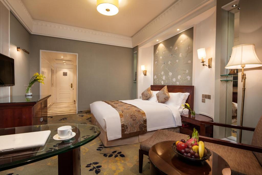 Двухместный (Представительский номер с кроватью размера «king-size») отеля Overseas Chinese Hotel Wenzhou, Вэньчжоу