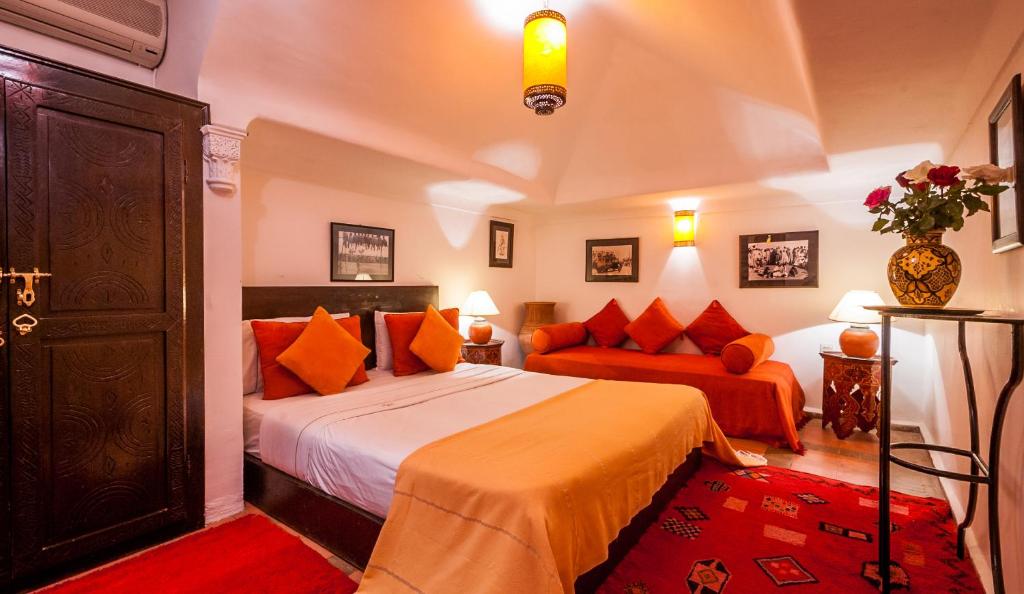 Двухместный (Двухместный номер Orange с 1 кроватью) отеля Riad Eden, Марракеш