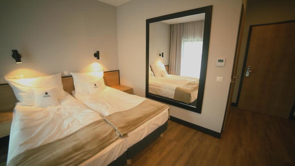 Двухместный (Двухместный номер с 1 кроватью или 2 отдельными кроватями, вид на сад) апарт-отеля Hotel Browar Wiatr, Унеюв