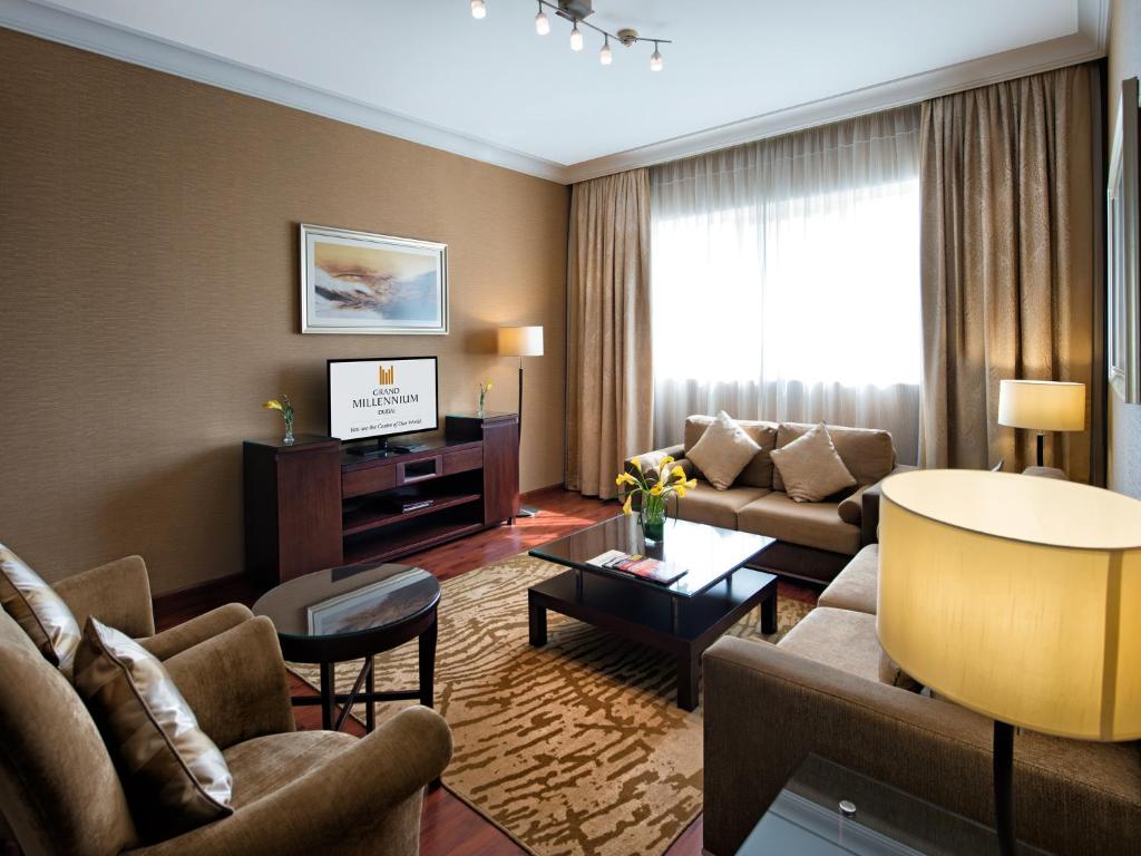 Апартаменты (Апартаменты с 1 спальней) отеля Grand Millennium Dubai, Дубай