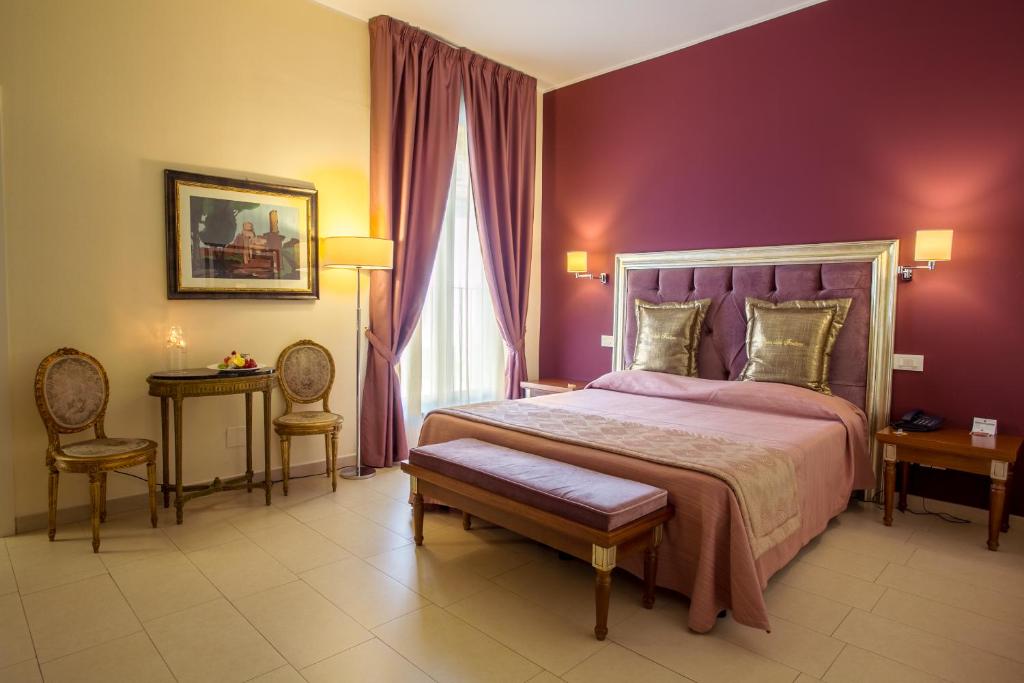 Двухместный (Улучшенный двухместный номер с 1 кроватью или 2 отдельными кроватями) отеля Hotel Parco delle Fontane, Сиракузы