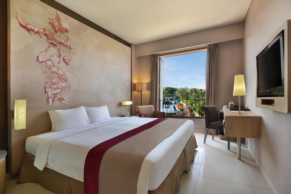 Двухместный (Улучшенный двухместный номер с 1 кроватью и видом на бассейн) отеля Mercure Bali Nusa Dua, Нуса Дуа