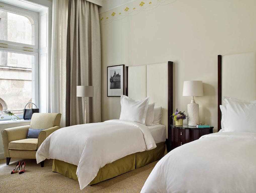 Двухместный (Номер Gresham с 2 отдельными кроватями) отеля Four Seasons Hotel Gresham Palace Budapest, Будапешт