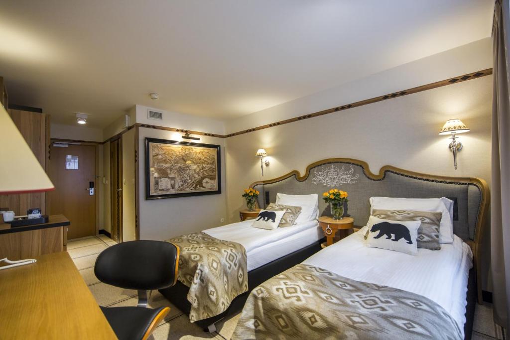 Двухместный (Двухместный номер Делюкс с 2 отдельными кроватями) отеля Mercure Kasprowy Zakopane, Закопане