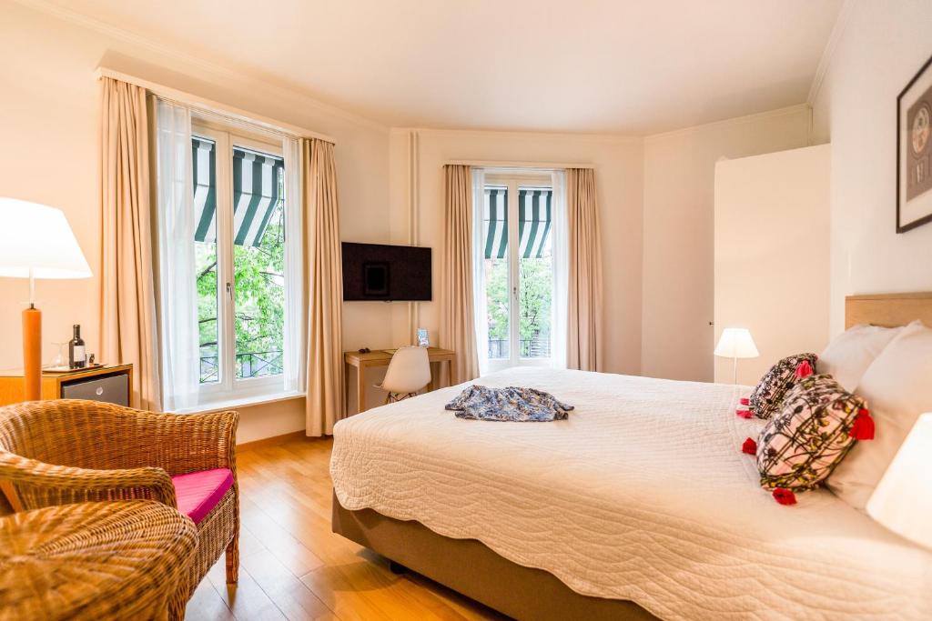 Двухместный (Двухместный номер с 1 кроватью или 2 отдельными кроватями) отеля Seegarten Swiss Quality Hotel, Цюрих