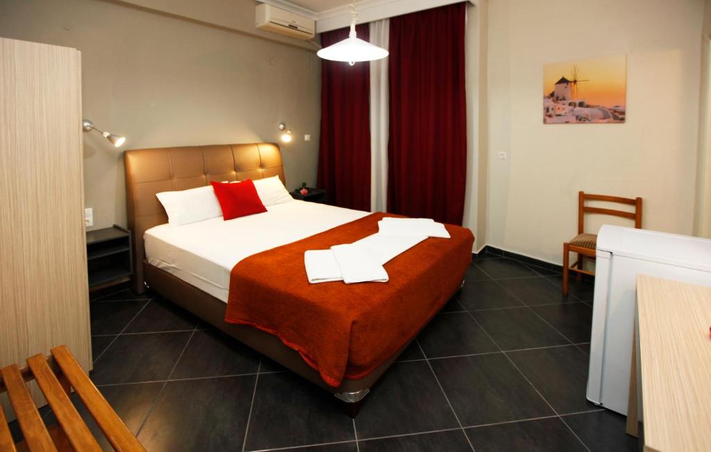Двухместный (Двухместный номер эконом-класса с 1 кроватью) отеля Mironi & Victoria Hotel, Тасос