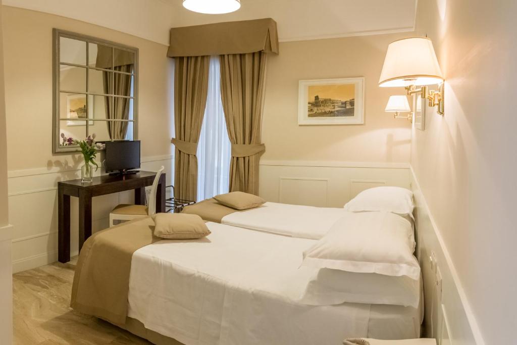 Двухместный (Двухместный номер с 1 кроватью или 2 отдельными кроватями) отеля Hotel Modigliani, Рим