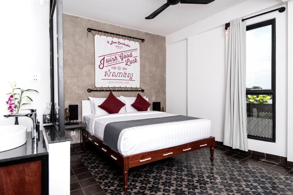Двухместный (Стандартный двухместный номер с 1 кроватью) отеля Aquarius Hotel and Urban Resort, Пномпень
