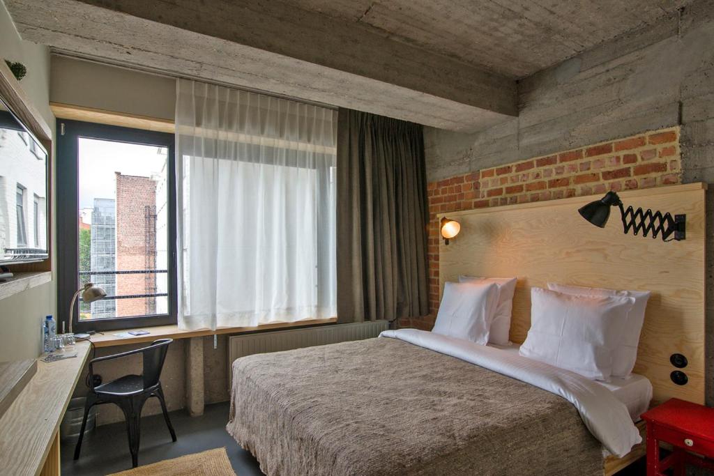 Двухместный (Стандартный двухместный номер с 1 кроватью) отеля Jam Hotel, Брюссель