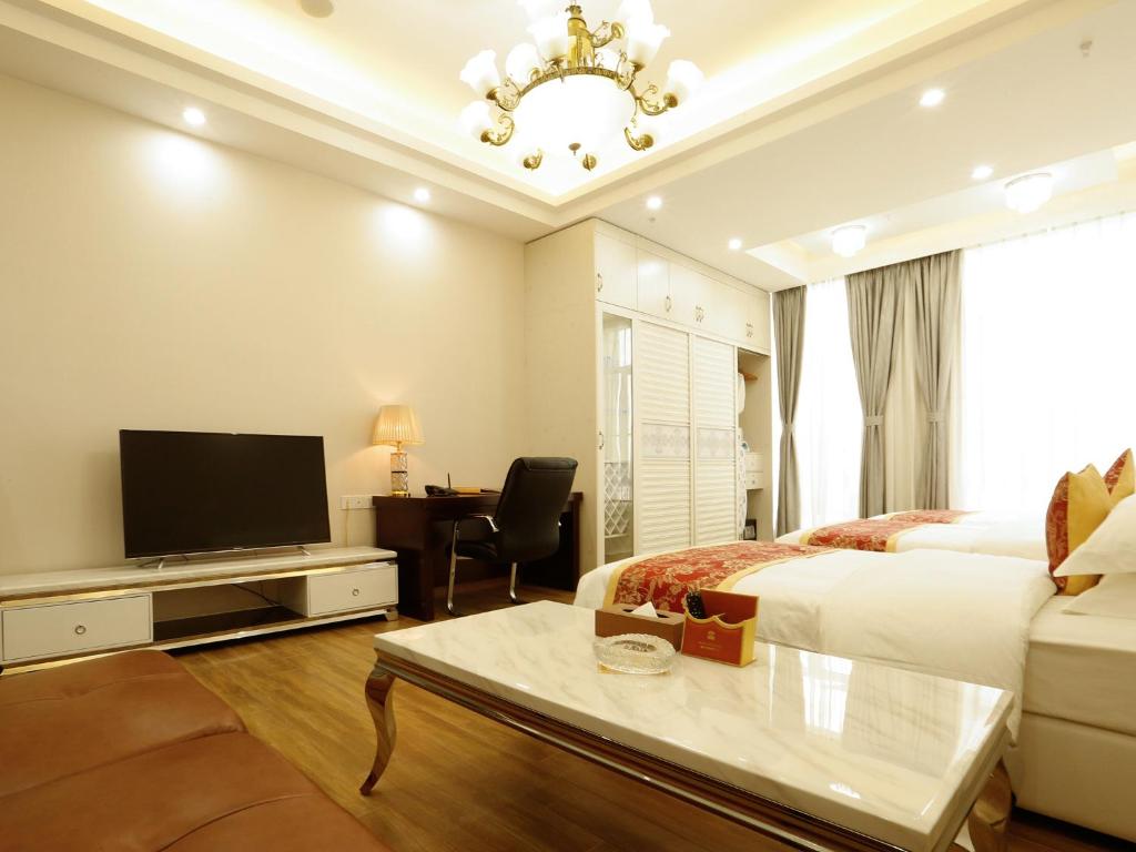 Трехместный (Трехместный номер Делюкс), Guangzhou Pengman Apartment Zhengjia Huanshi Branch