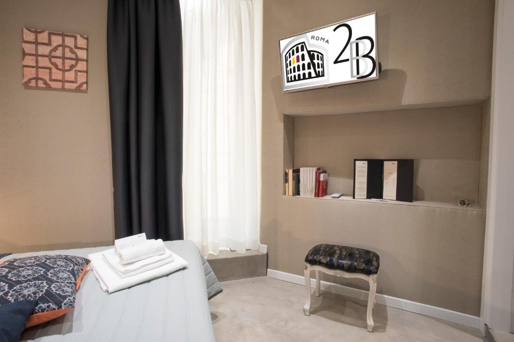Двухместный (Двухместный номер с 1 кроватью или 2 отдельными кроватями) отеля Roma 2B, Рим