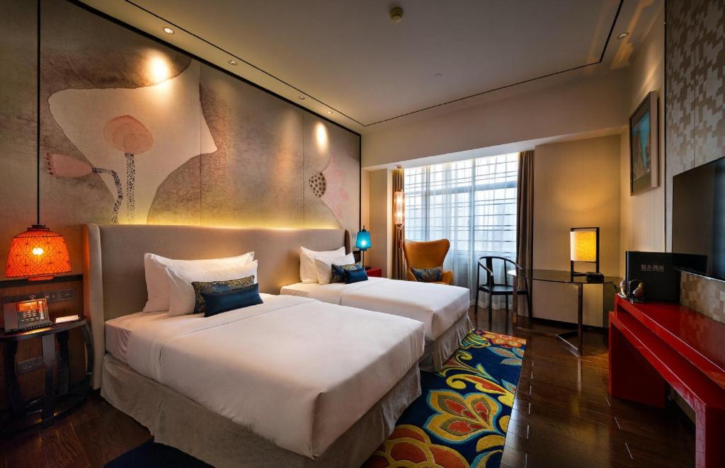 Двухместный (Двухместный номер Делюкс с 1 кроватью или 2 отдельными кроватями) отеля Guangzhou Baiyun Hotel, Гуанчжоу
