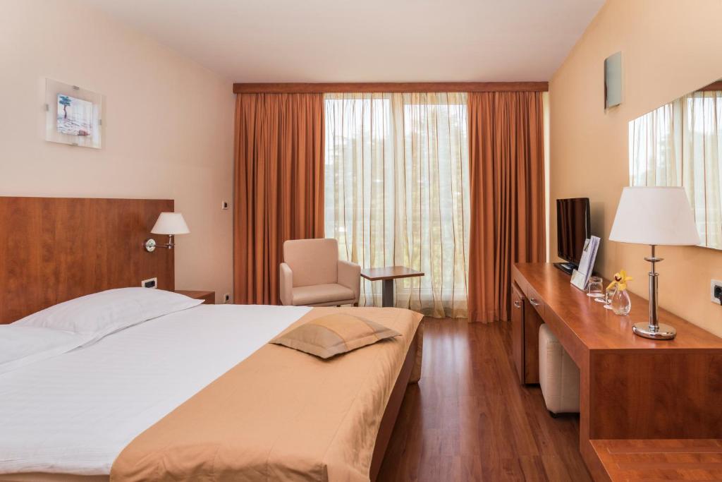 Двухместный (Номер эконом-класса с французской кроватью - Вид на парк) отеля Hotel Sol Umag, Умаг