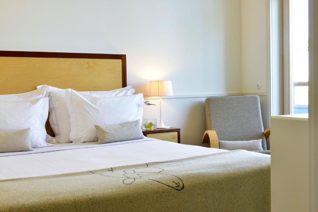 Двухместный (Стандартный двухместный номер с 1 кроватью или 2 отдельными кроватями) отеля Pousada da Serra da Estrela, Ковильян
