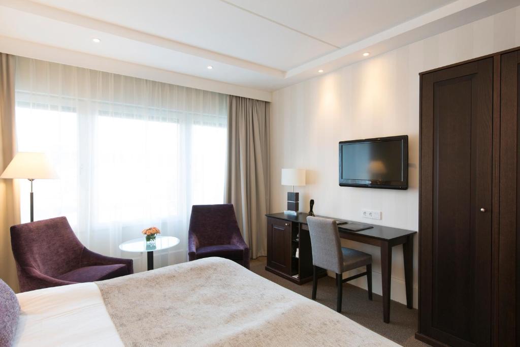 Двухместный (Двухместный номер Делюкс с 1 кроватью и красивым видом) отеля Elite Hotel Marina Plaza, Хельсингборг