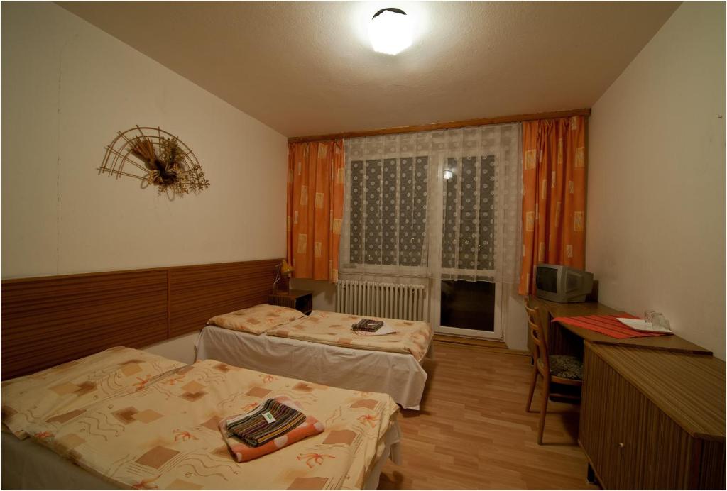 Двухместный (Двухместный номер эконом-класса с 2 отдельными кроватями) отеля Hotel Lineas, Прешов
