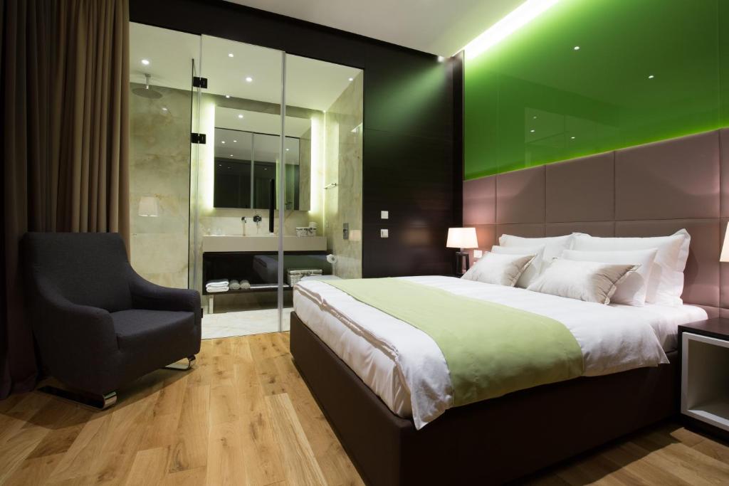 Двухместный (Улучшенный двухместный номер с 1 кроватью) гостевого дома Maccani Luxury Suites, Белград
