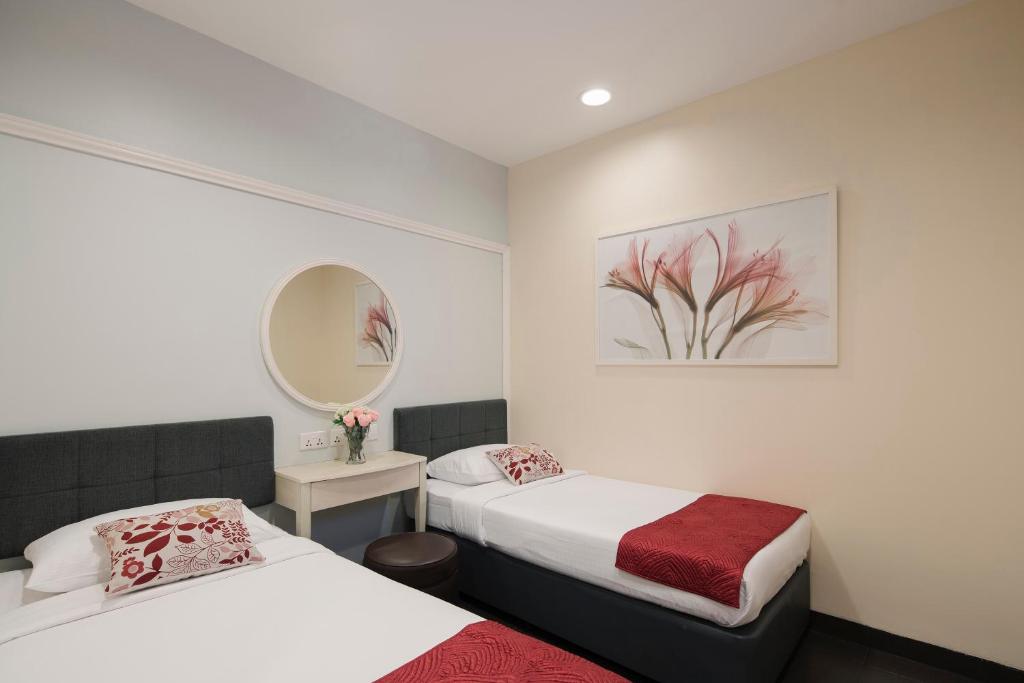 Двухместный (Стандартный двухместный номер с 2 отдельными кроватями) отеля Value Hotel Balestier, Сингапур (город)