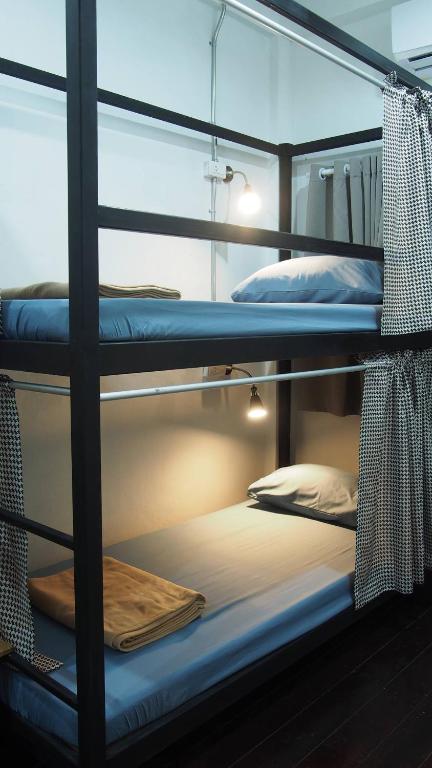 Номер (Bunk Bed in Mixed Dormitory Room - 14:00-20:00 or 20:00-00:00 (6 Hours)) хостела Dhub Hostel Donmueng, Бангкок