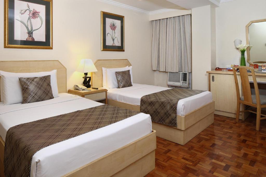 Двухместный (Deluxe Double or Twin Room - Quarantine Room), Manila Lotus Hotel