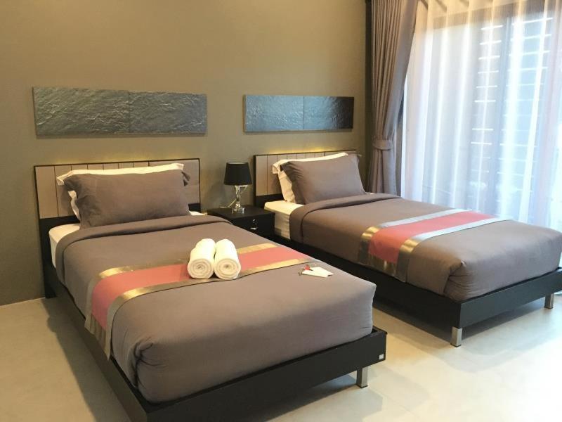 Двухместный (Улучшенный двухместный номер с 2 отдельными кроватями) отеля Tandeaw View, Хуахин