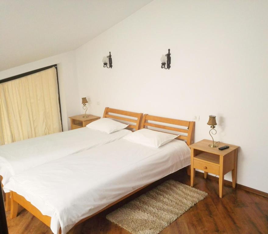 Двухместный (Двухместный номер с 1 кроватью или 2 отдельными кроватями и дополнительной кроватью (для 2 взрослых и 1 ребенка)) курортного отеля Vila Carpathia, Бран