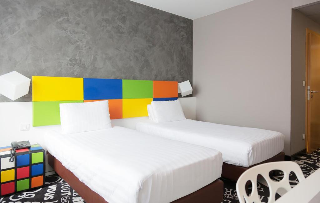 Двухместный (Двухместный номер с 2 отдельными кроватями) отеля Hotel Tristar, Шарлеруа