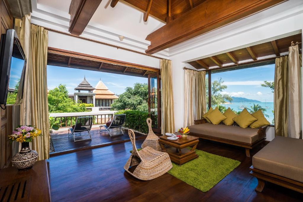 Вилла (Вилла у бассейна с видом на море) курортного отеля Royal Muang Samui Villas, Самуи