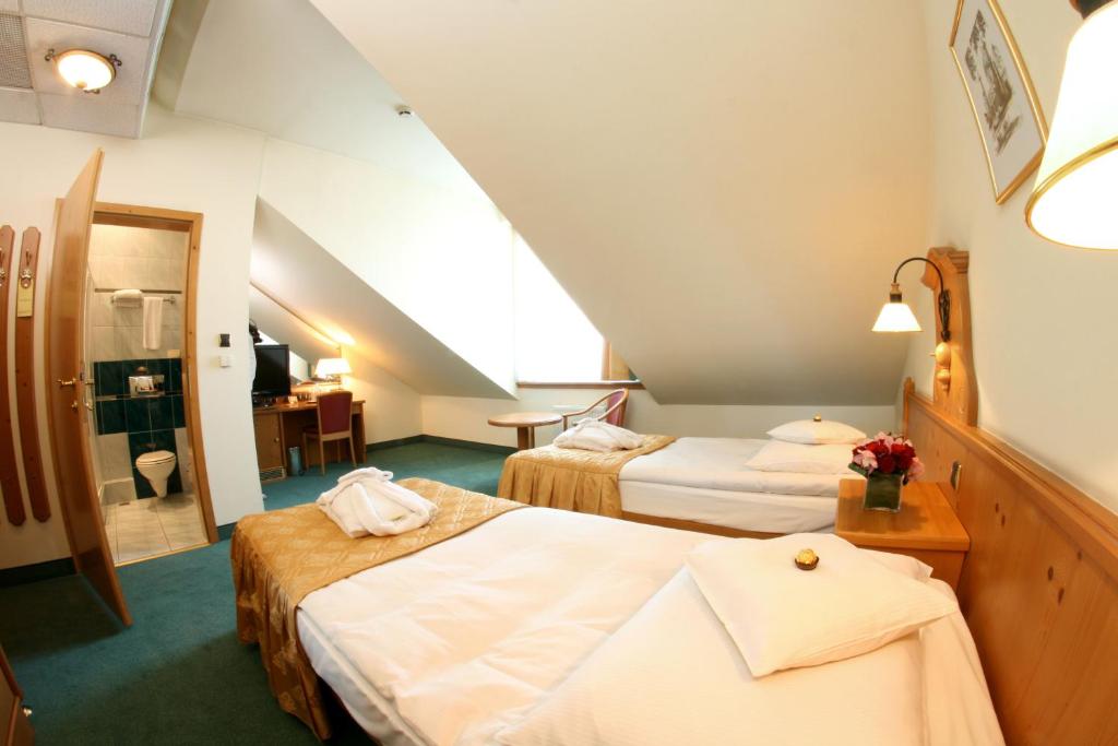 Двухместный (Двухместный номер эконом-класса с 2 отдельными кроватями) отеля Parkhotel Vienna, Бельско-Бяла