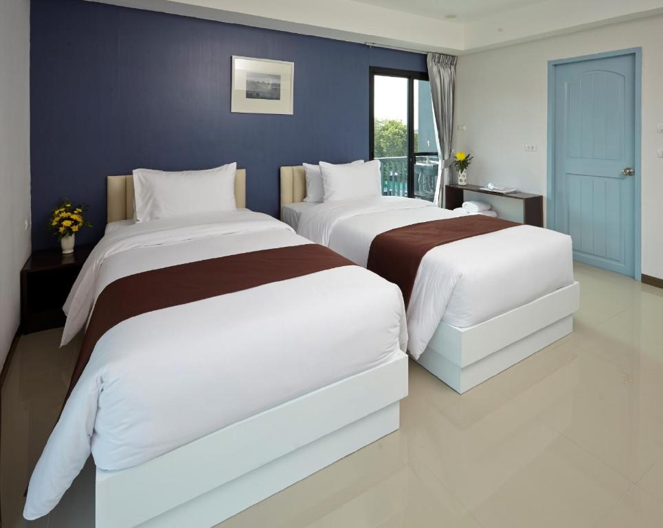 Двухместный (Двухместный номер Делюкс с 2 отдельными кроватями) отеля Casa Residence Hotel, Бангкок