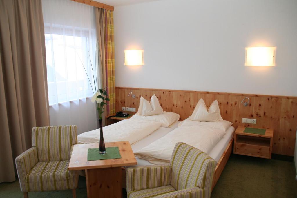 Двухместный (Двухместный номер с 1 кроватью и балконом) отеля Hotel Mathiesn, Обергургль